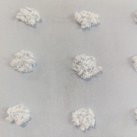 Grace Karin Belle Sleeves Blue Dotted Sun Dress Size Small - Picture 7 of 12